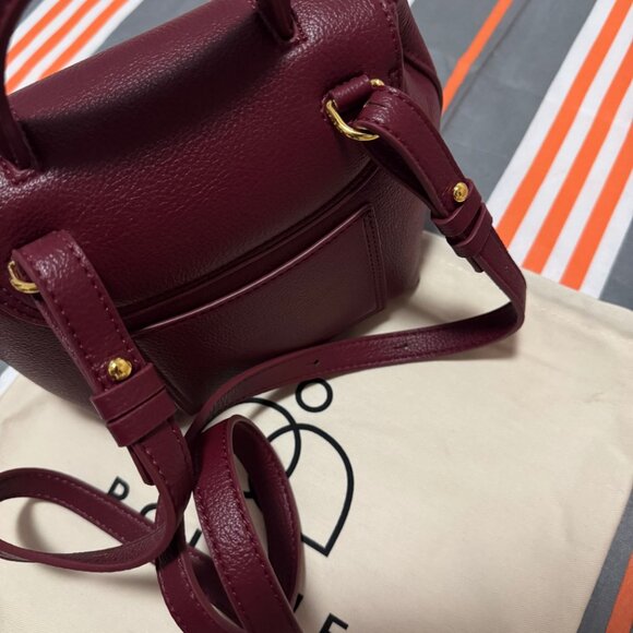 polene Numéro Un Nano Edition Textured Burgundy - Picture 9 of 11